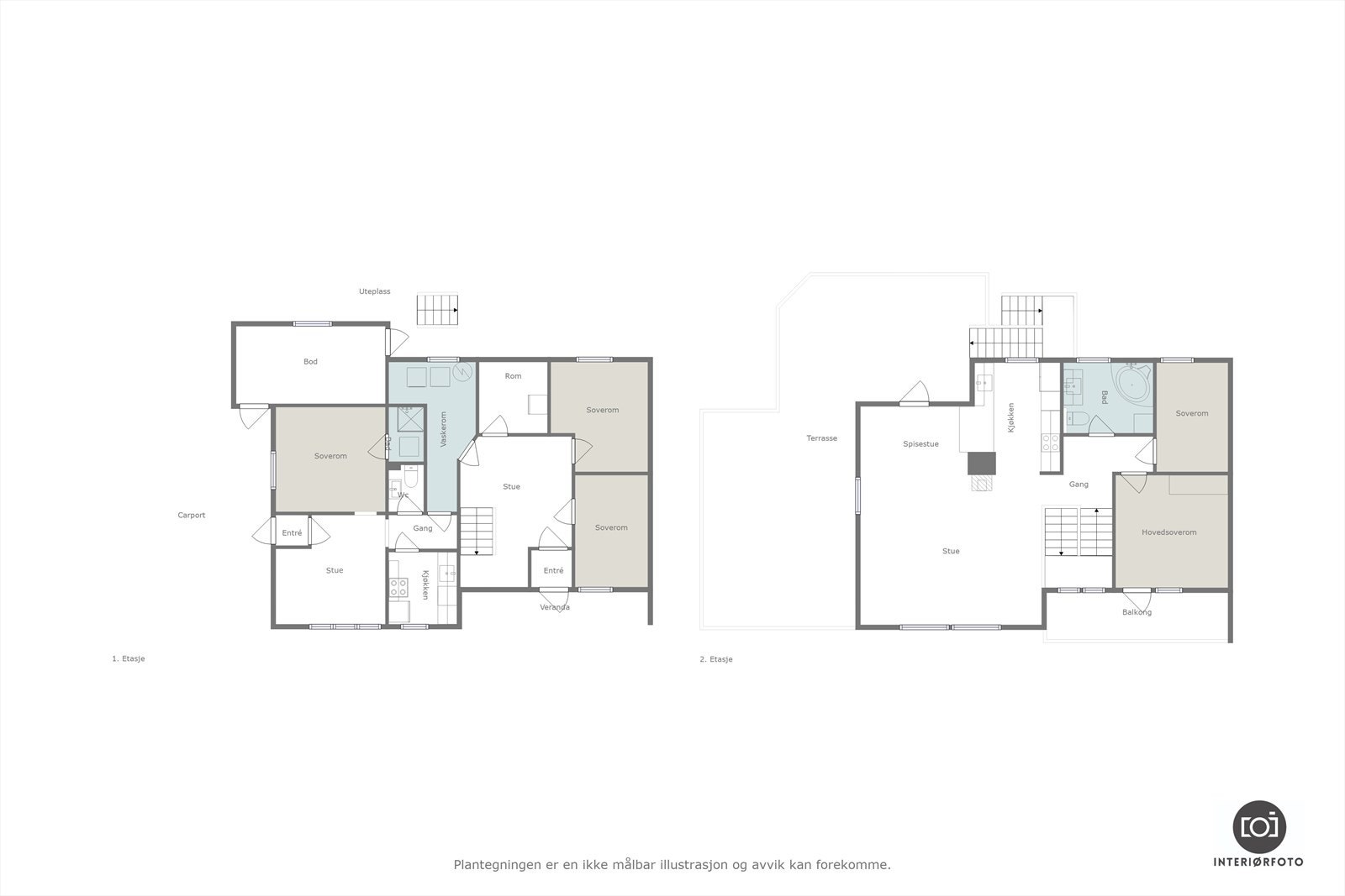 Plantegning Galleribilde