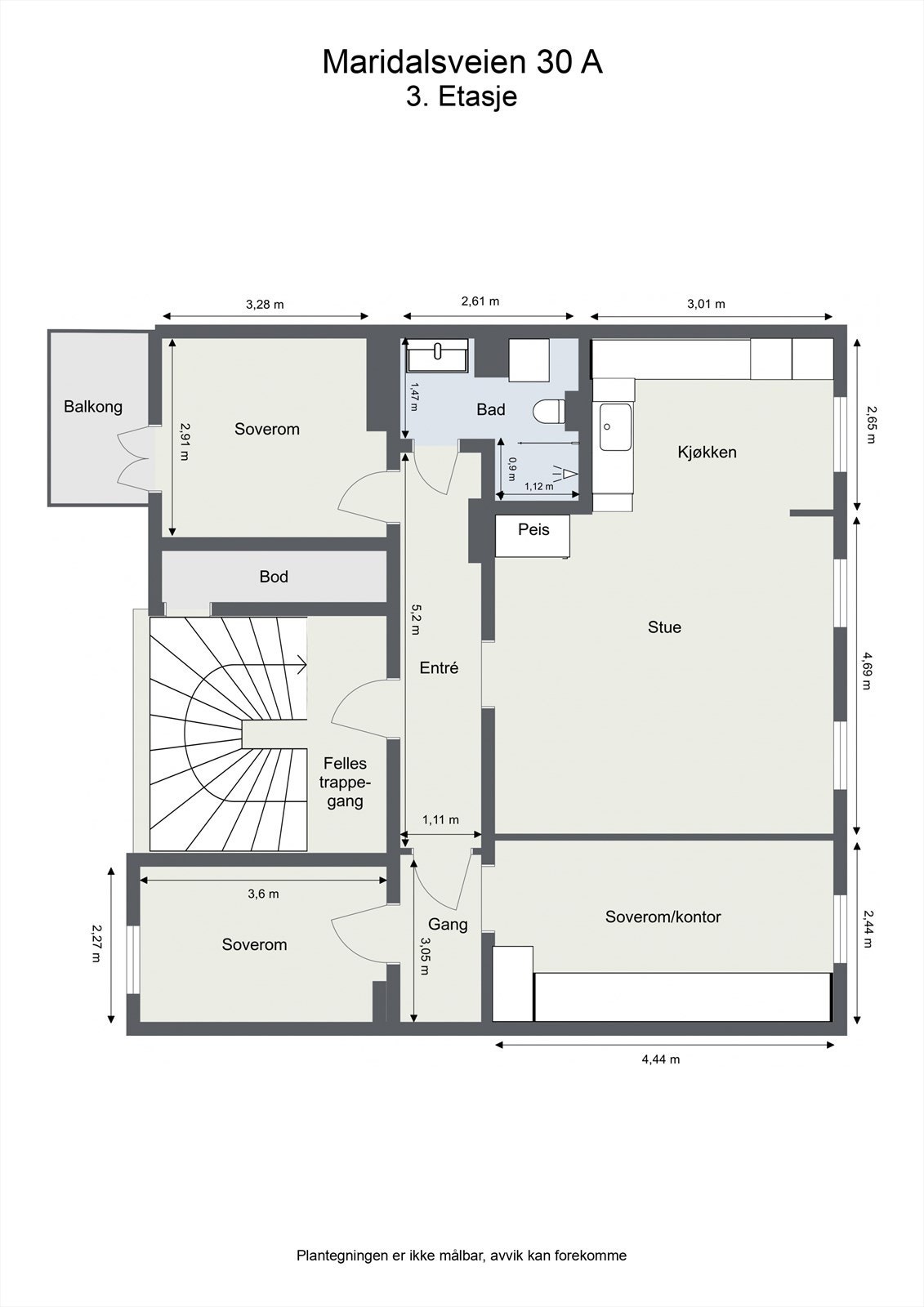 Plantegning Galleribilde