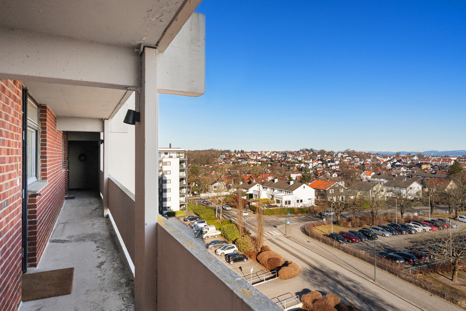 Det er også nydelig utsikt ved inngangsdøren. Galleribilde