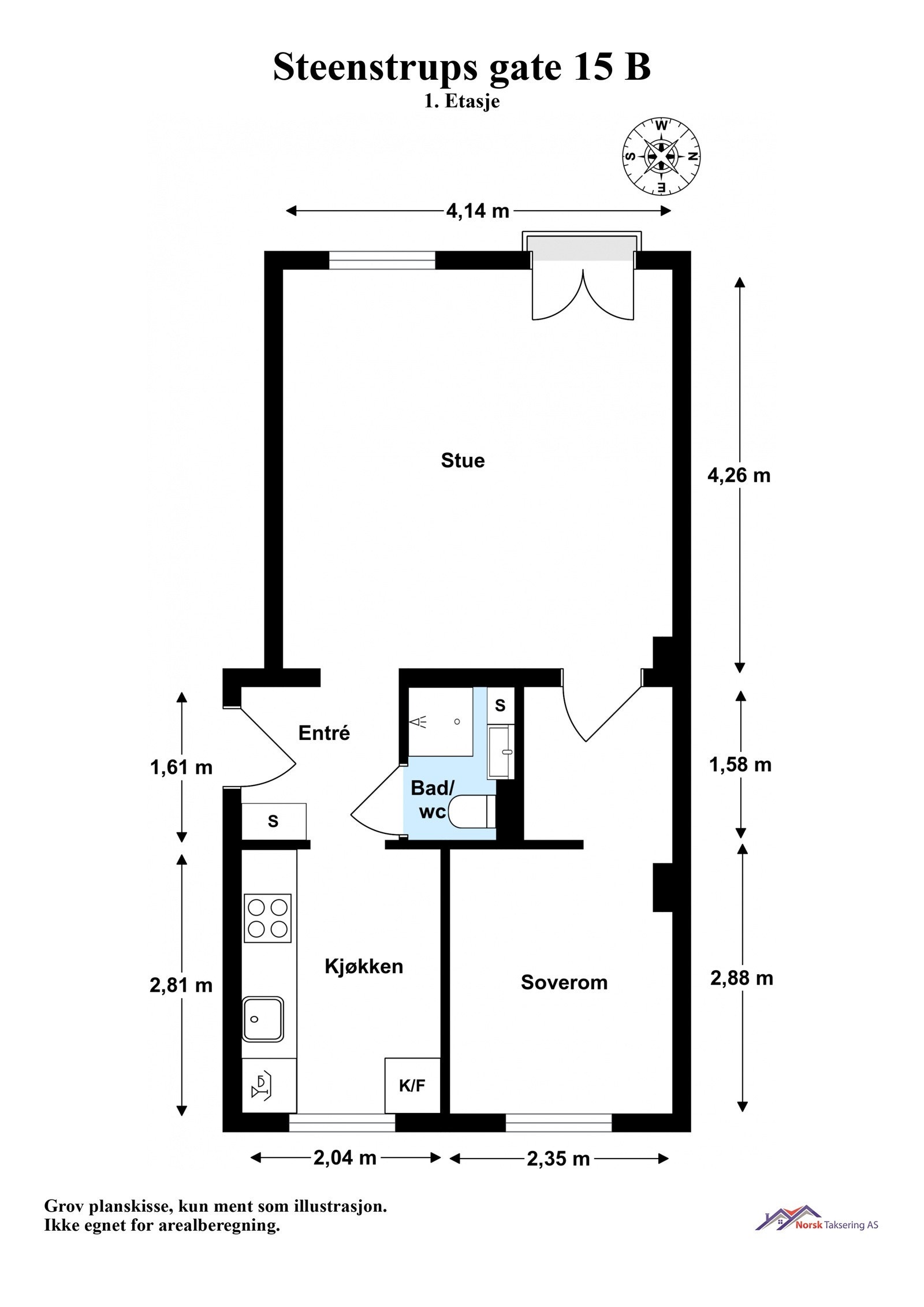 Planskisse Galleribilde