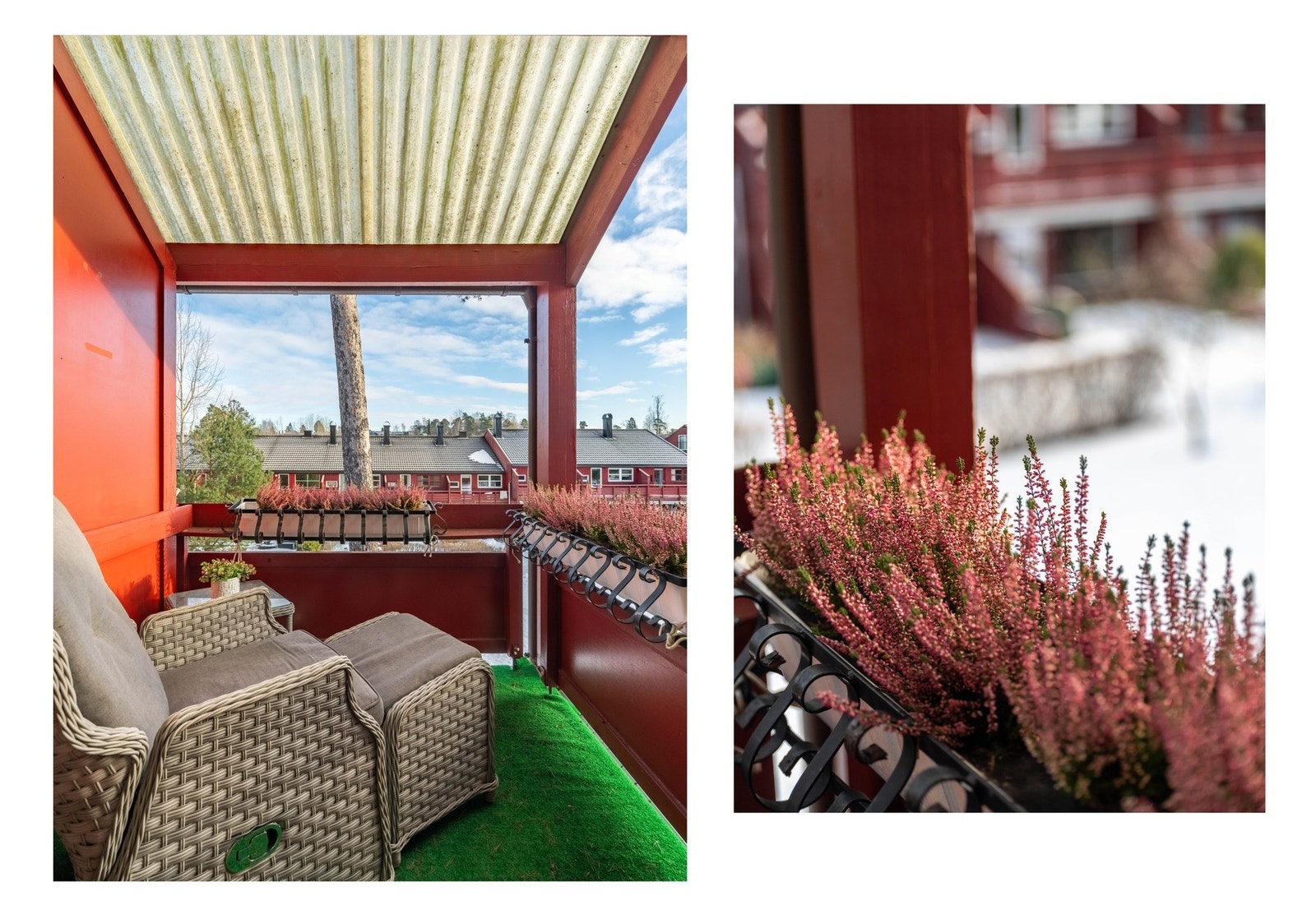 Gode solforhold om morgenen. Galleribilde