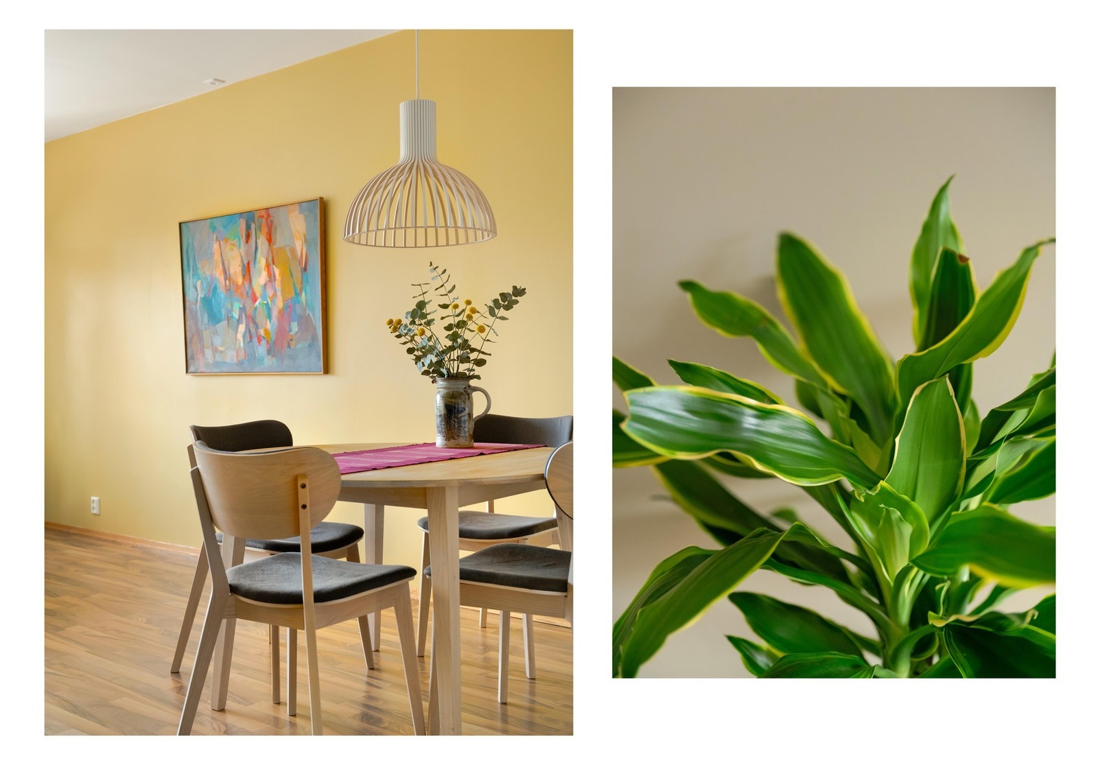 Hyggelig spiseplass i tilknytning til kjøkkenet. Galleribilde