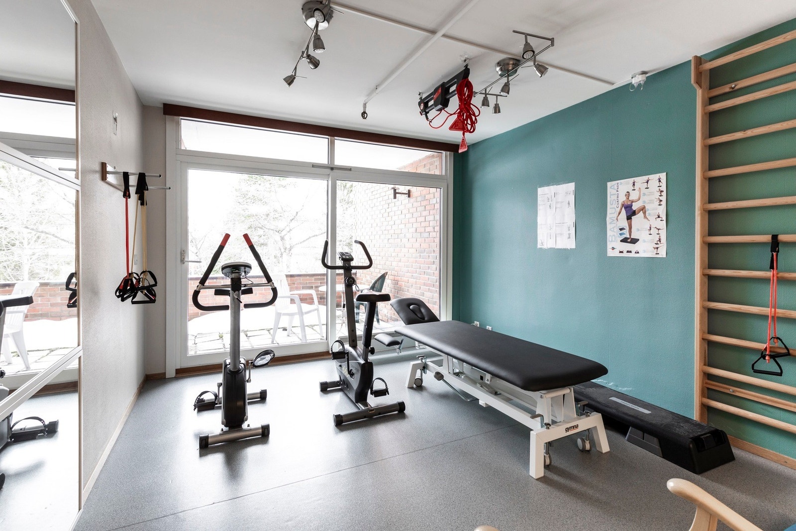Treningsrom til fri benyttelse for beboerne. Galleribilde
