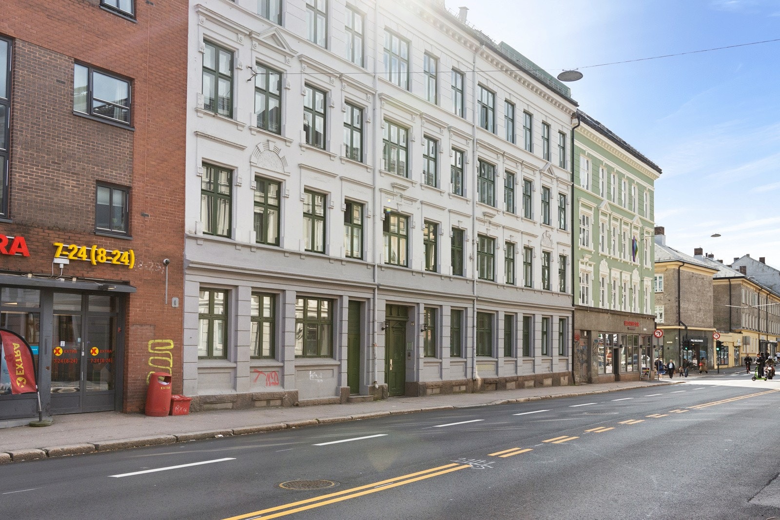 Gården har gjennomført omfattende vedlikehold de siste årene og fremstår kanskje som en av de gårdene med best teknisk stand på Grúnerløkka. Galleribilde