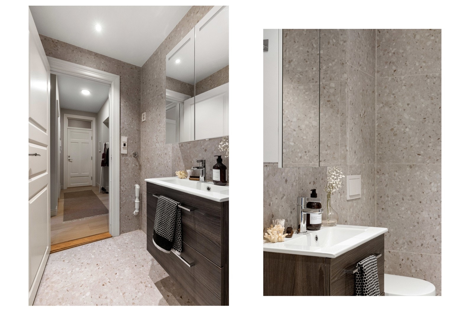 Nytt baderom i 2022 med nye soilrør. Galleribilde