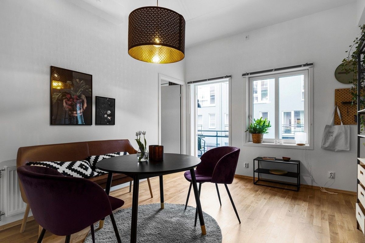 Stue med utgang til balkong Galleribilde