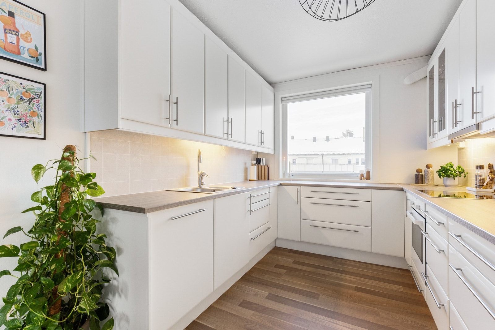 Et kjøkken hvor kokken i huset vil trives Galleribilde