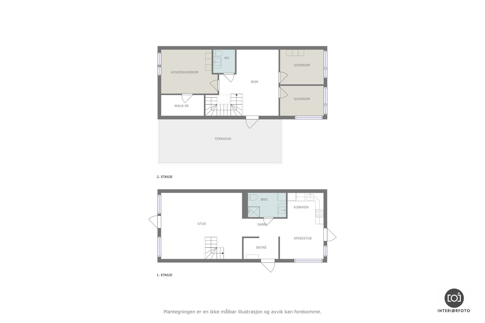 Plantegning Galleribilde