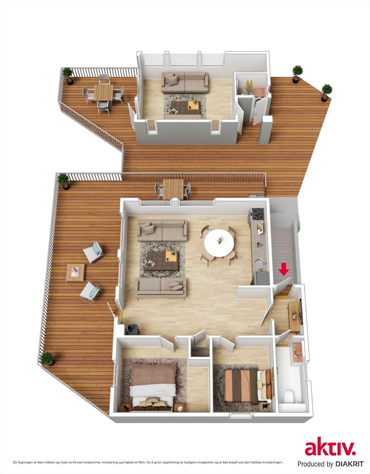 Plantegning Galleribilde