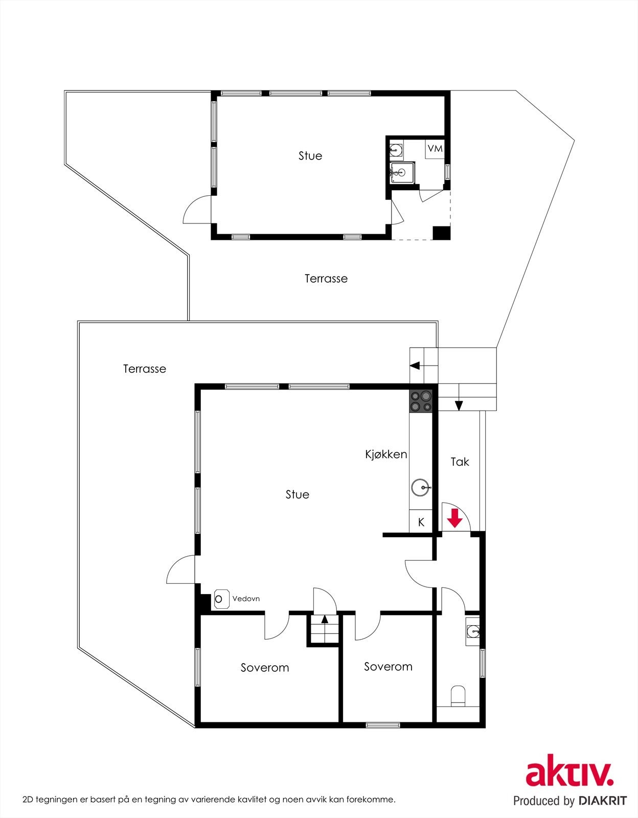 Plantegning Galleribilde