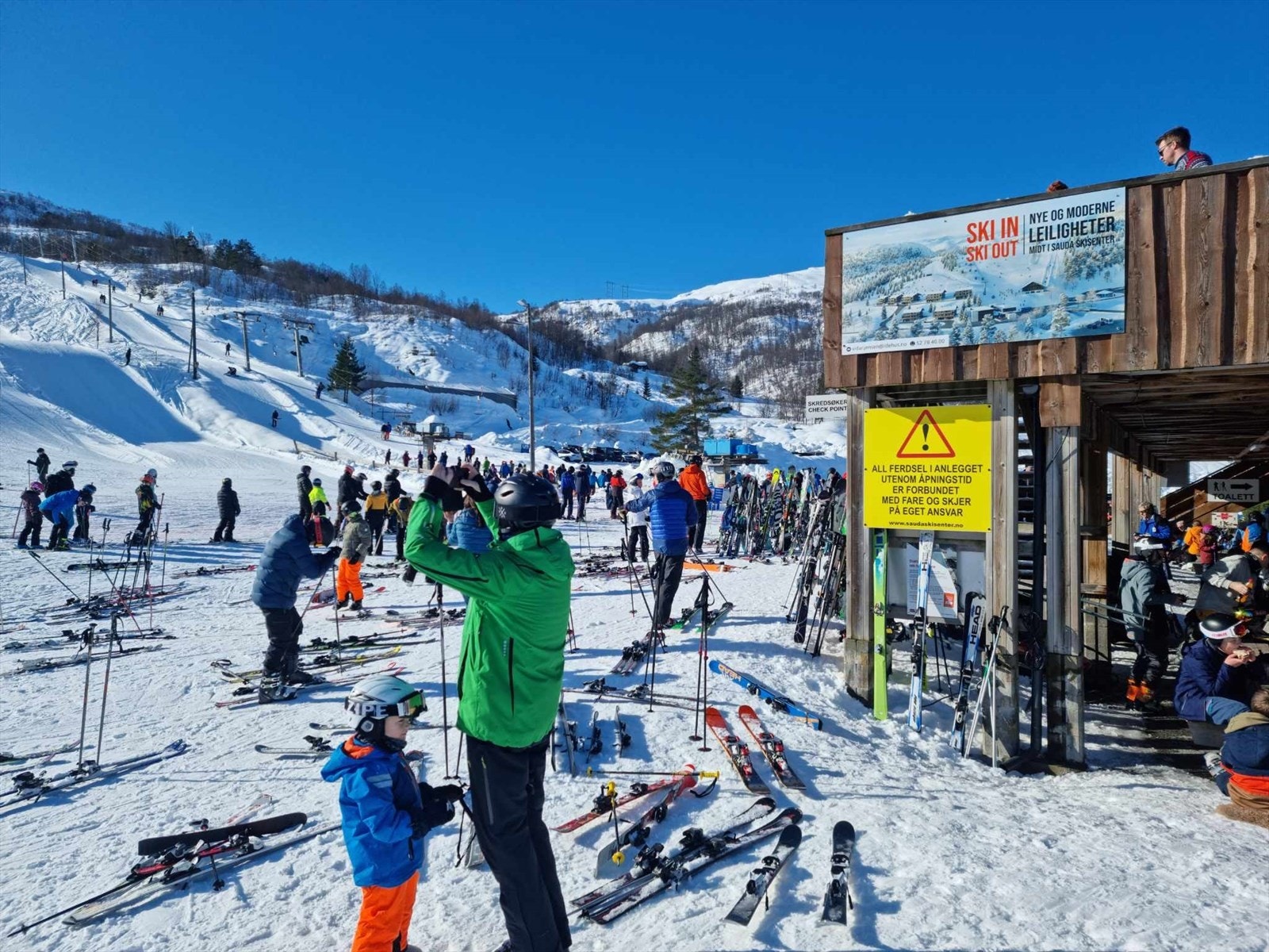 Svandalen skisenter er kun 15min i fra Galleribilde