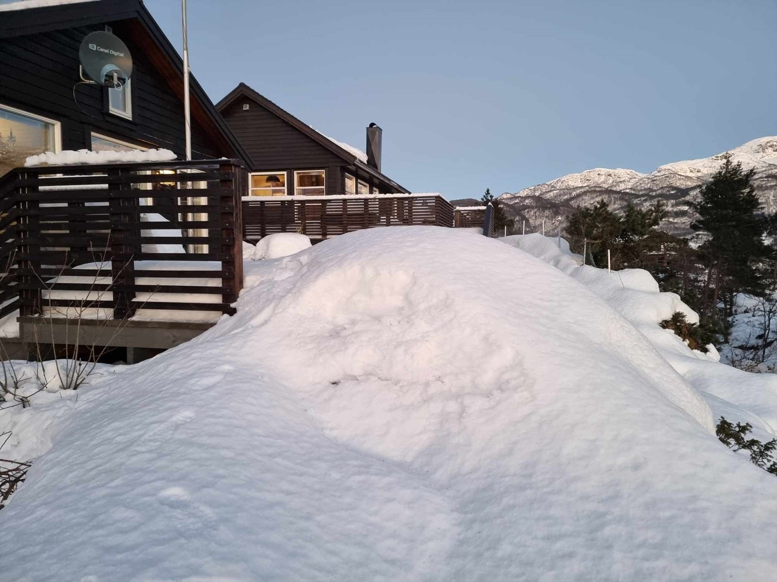 Vinterstemning Galleribilde