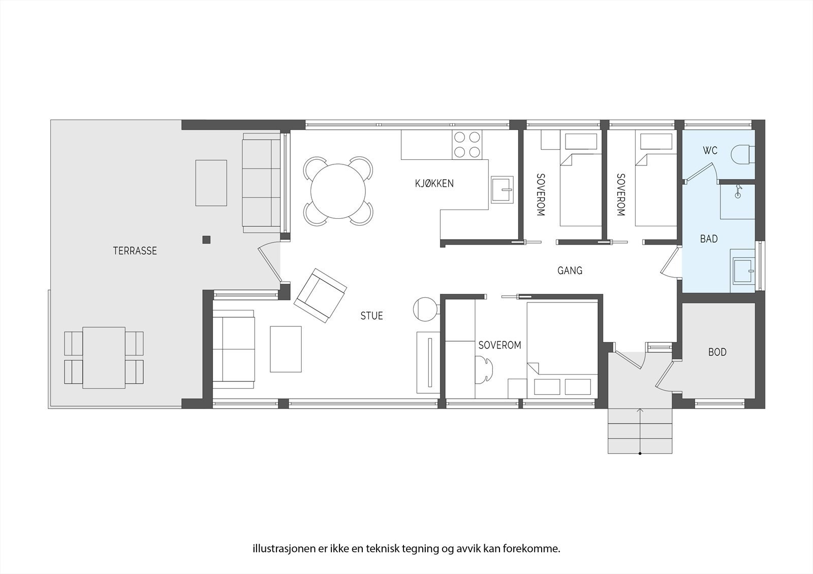Plantegning Galleribilde