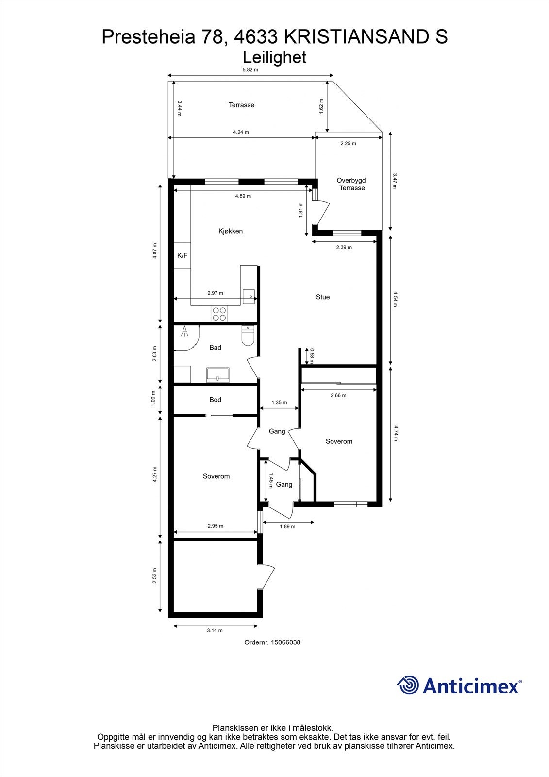 Plantegning Galleribilde