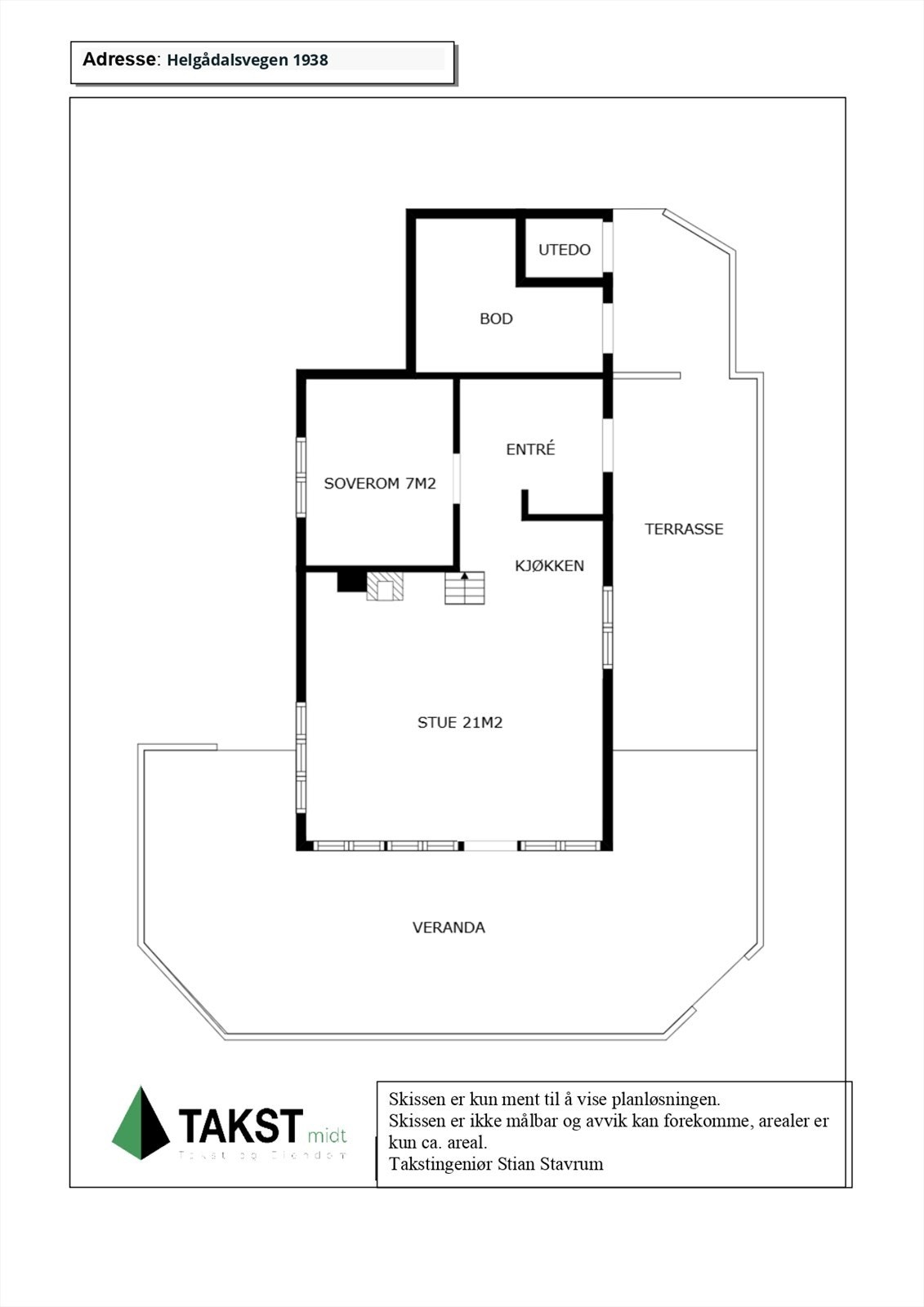 Plantegning. Galleribilde