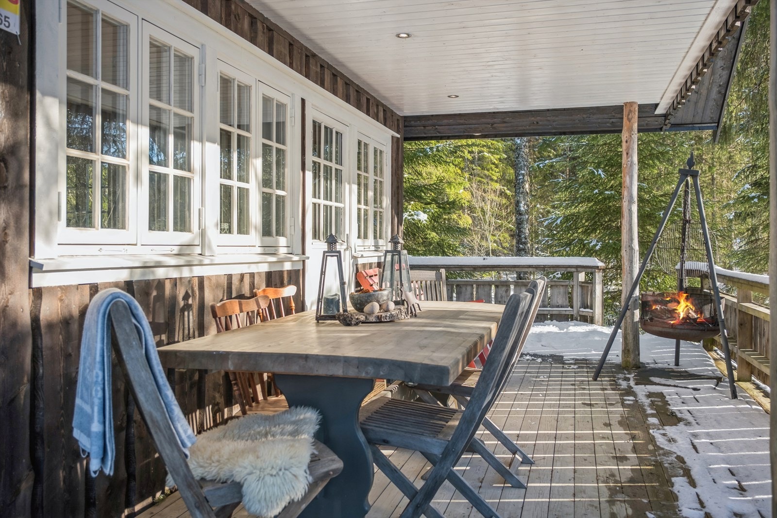 God plass til møblering på terrassen. Galleribilde