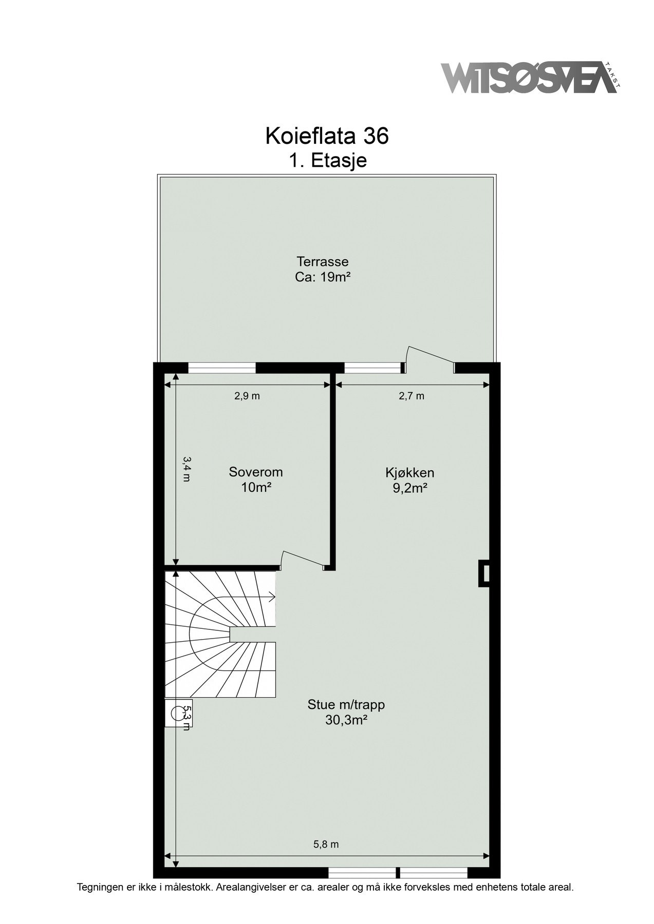 Plantegning 1.etasje. Galleribilde