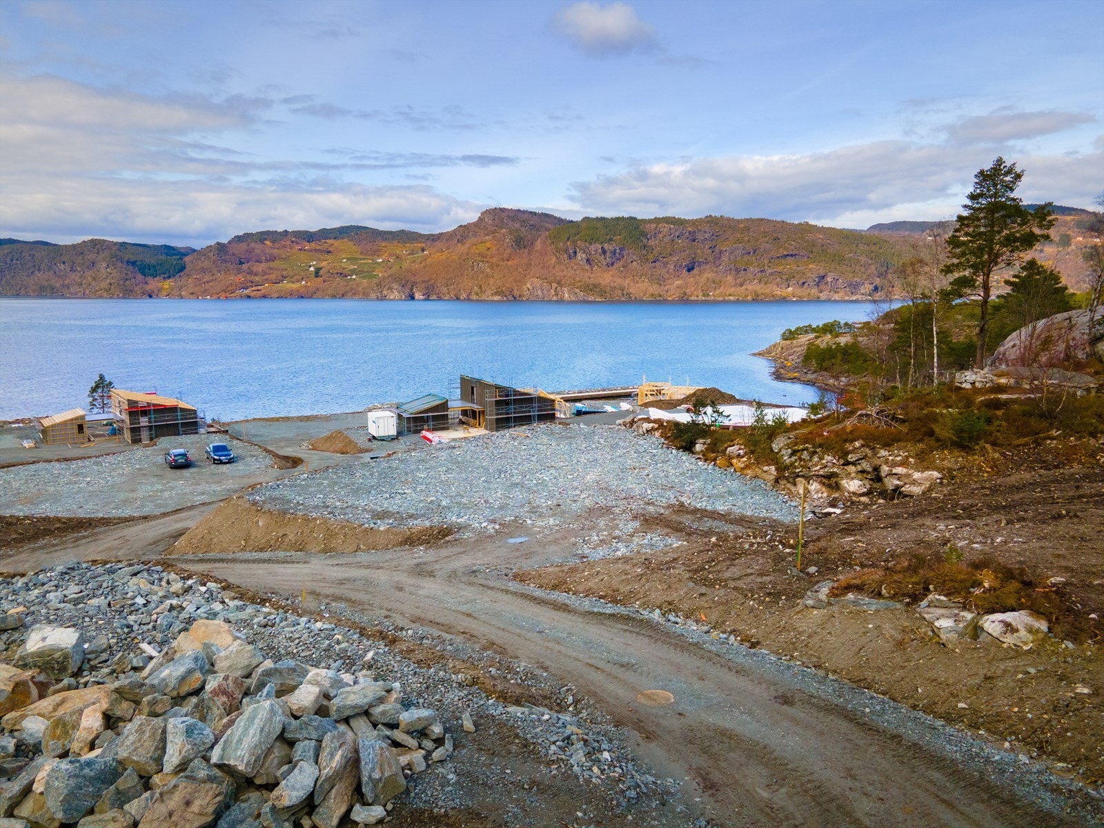 Flere tomter er solgte og de første har allerede flyttet inn. Galleribilde
