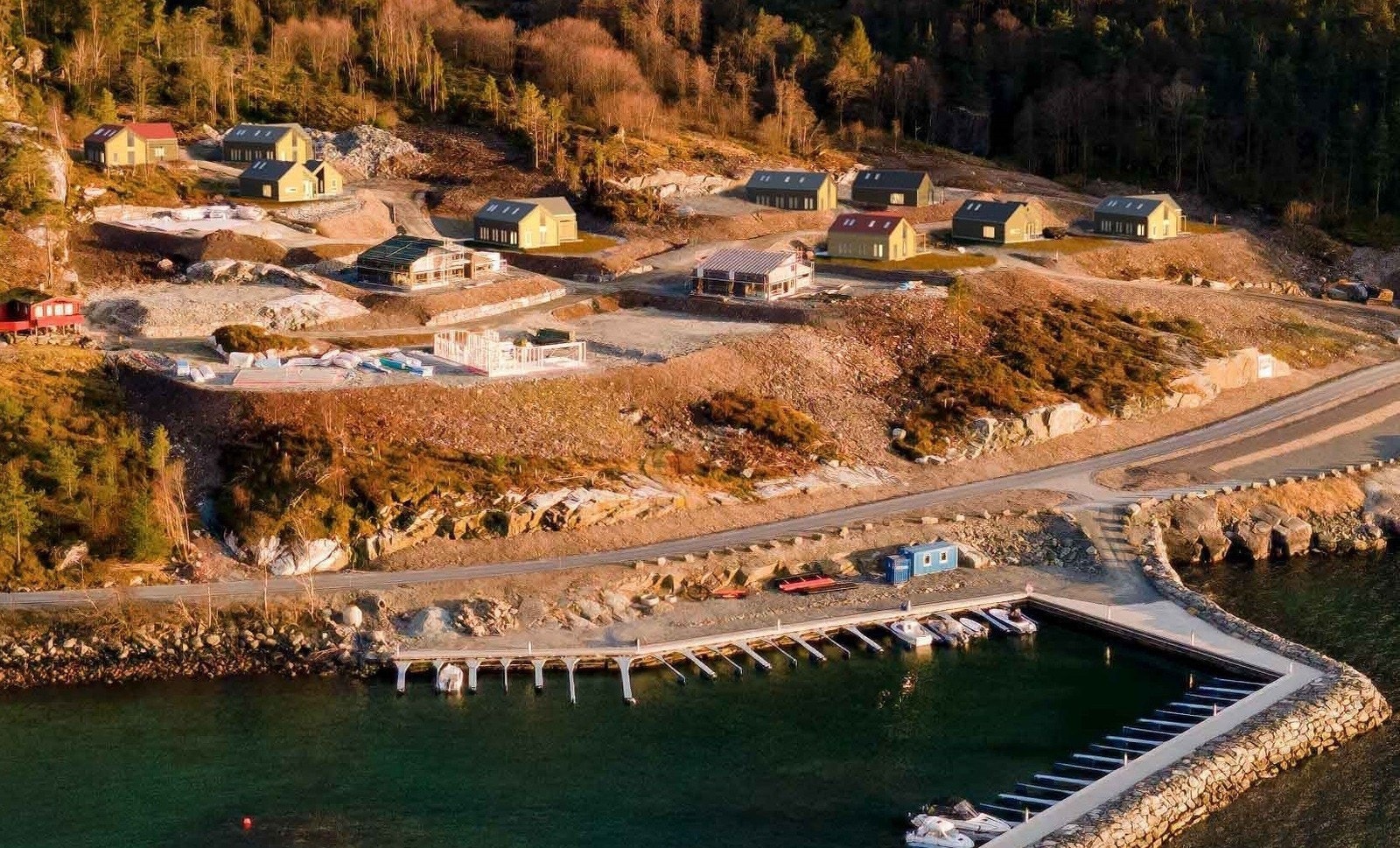 Illustrasjon av hyttefeltet Galleribilde