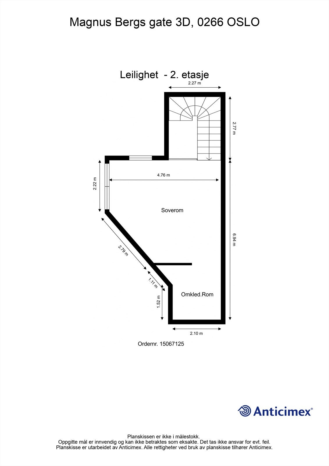 Plantegning 2.etg Galleribilde