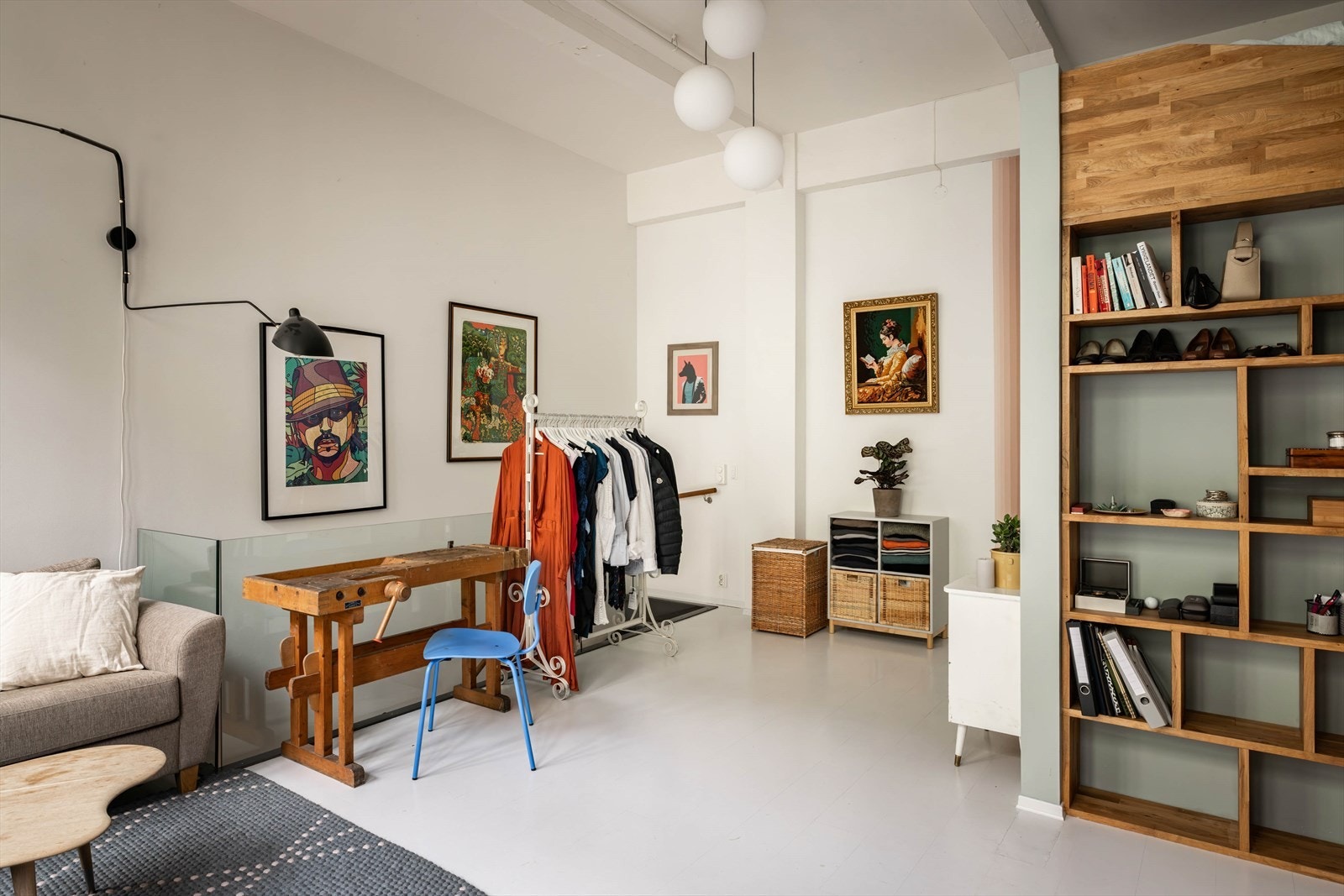 Både varmtvann, fyring og internett er inkludert i felleskostnadene. Galleribilde