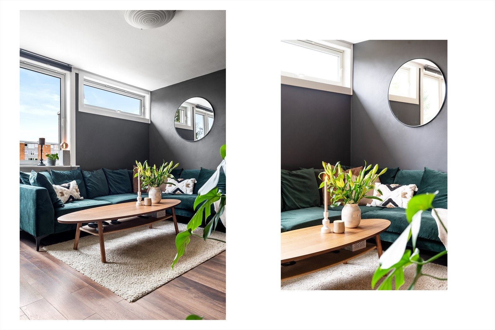 Store sørvendte vinduer slipper inn rikelig med lys som skaper en luftig og trivelig atmosfære. Galleribilde