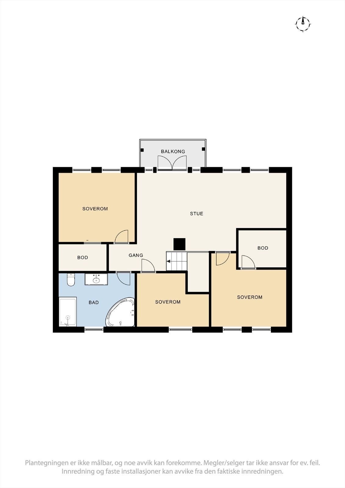 Plantegning - 2.etasje Galleribilde