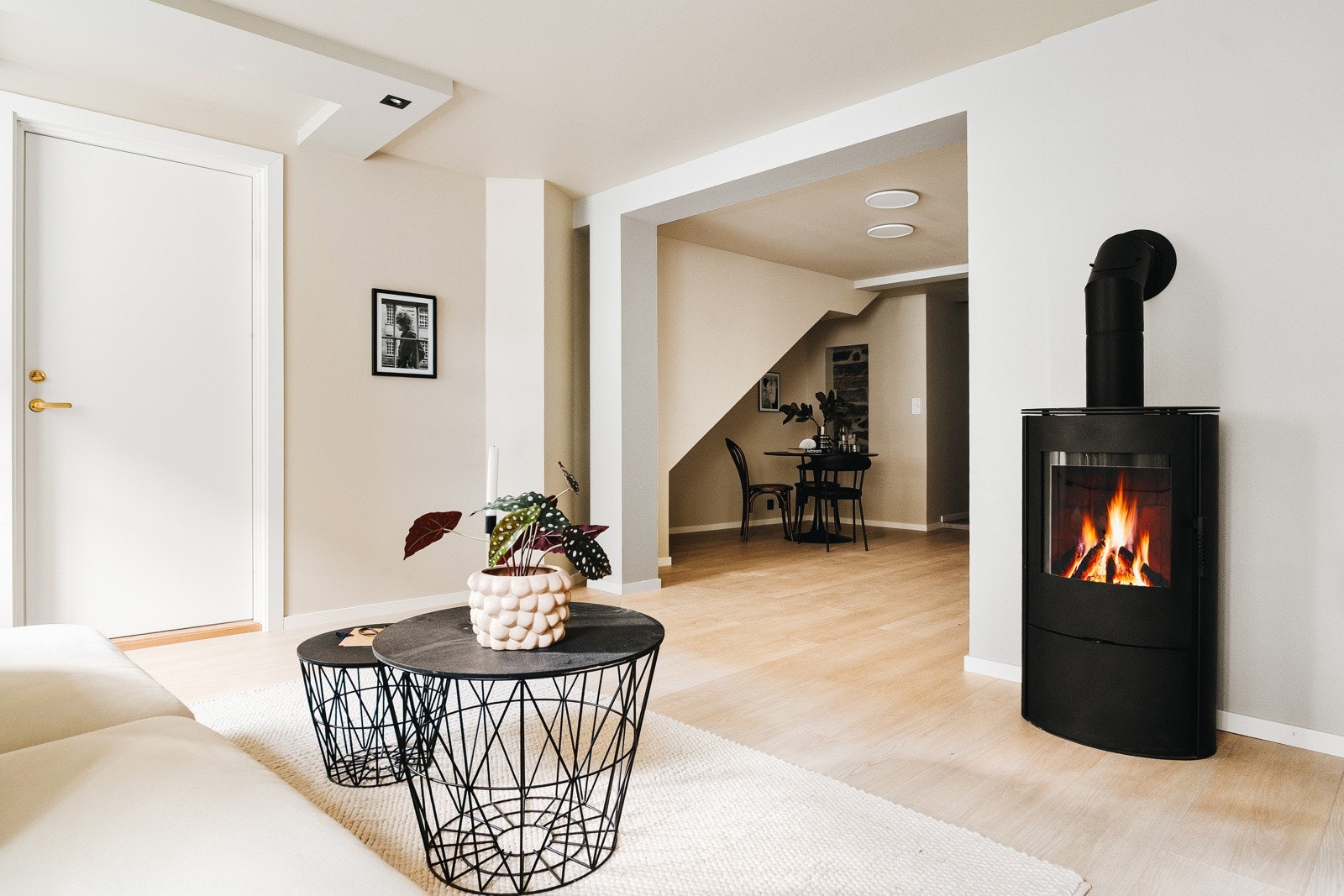 Helt ny vedovn som avgir godt med varme. Galleribilde