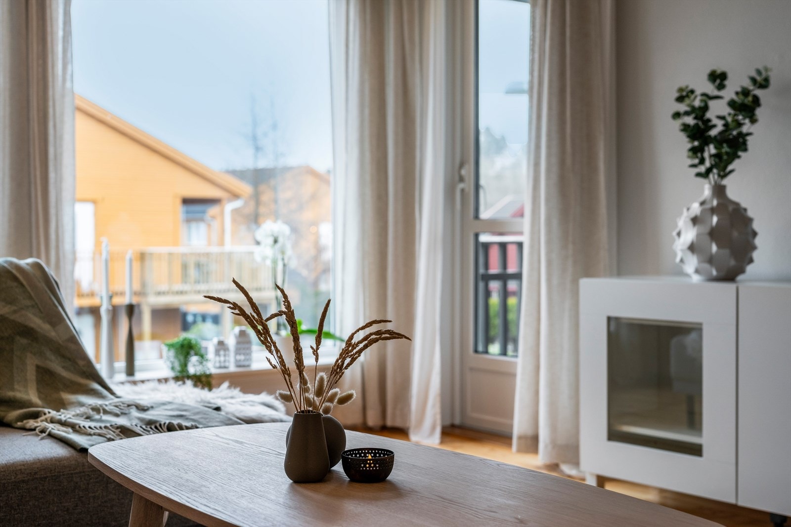 Stuen har utgang til balkong Galleribilde