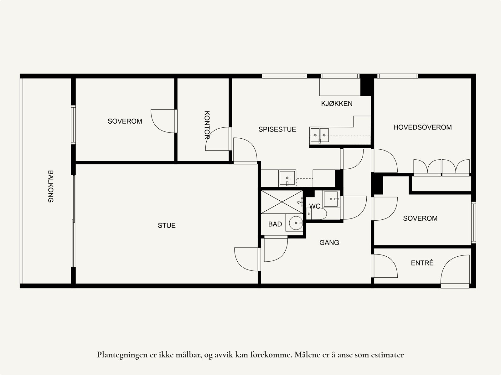 Plantegning. Galleribilde