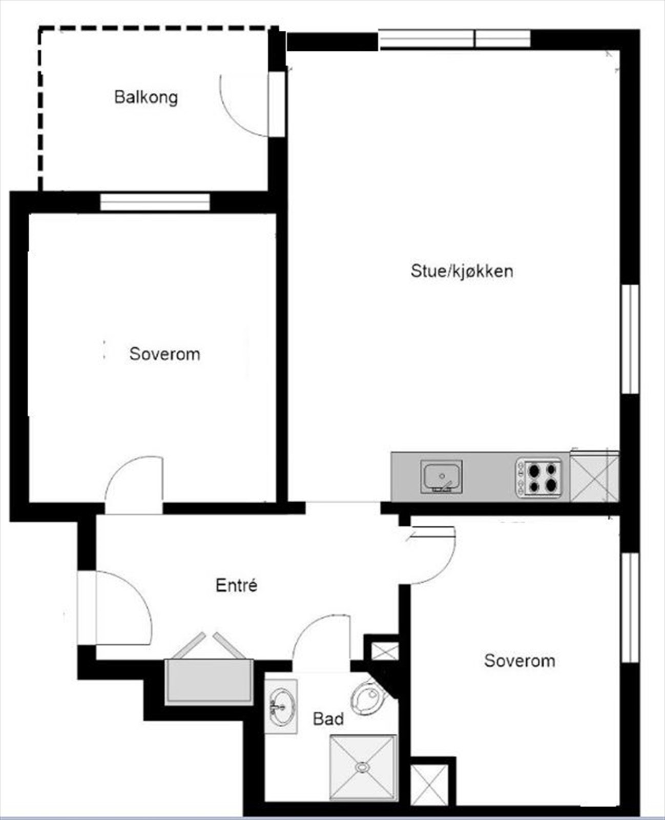 Plantegning. Galleribilde