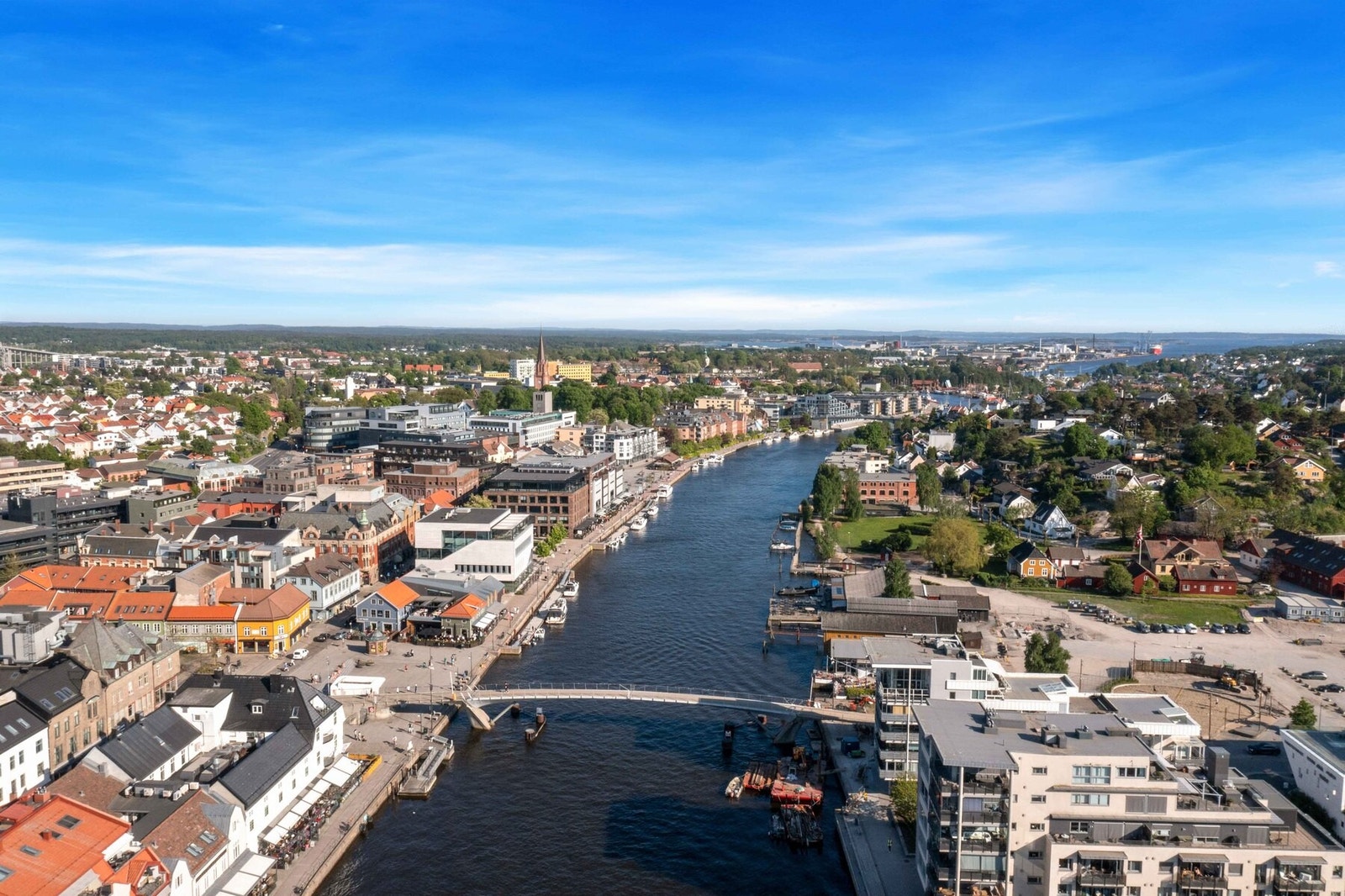 Fredrikstad, en koselig by som ligger noen få kilometer fra tomteområdet Galleribilde