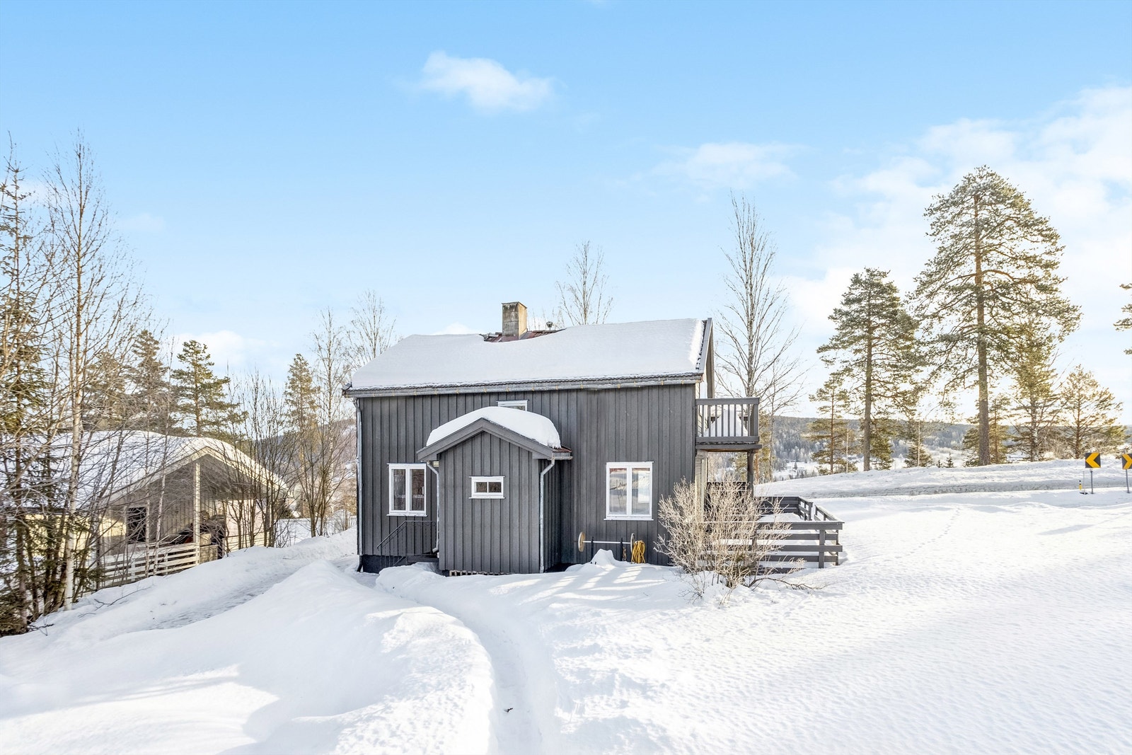 Huset ble oppført i 1962 Galleribilde