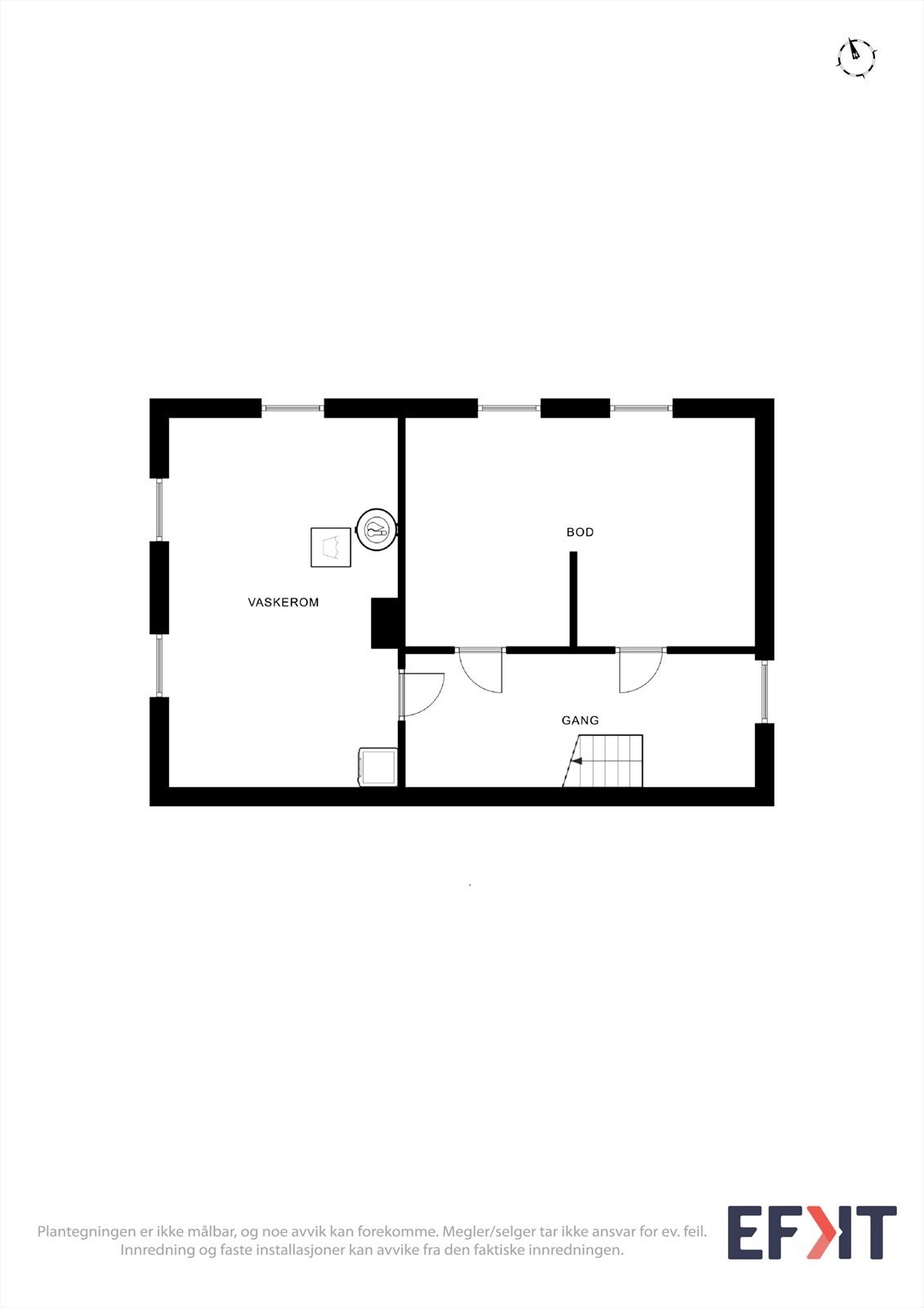 Plantegning kjeller Galleribilde