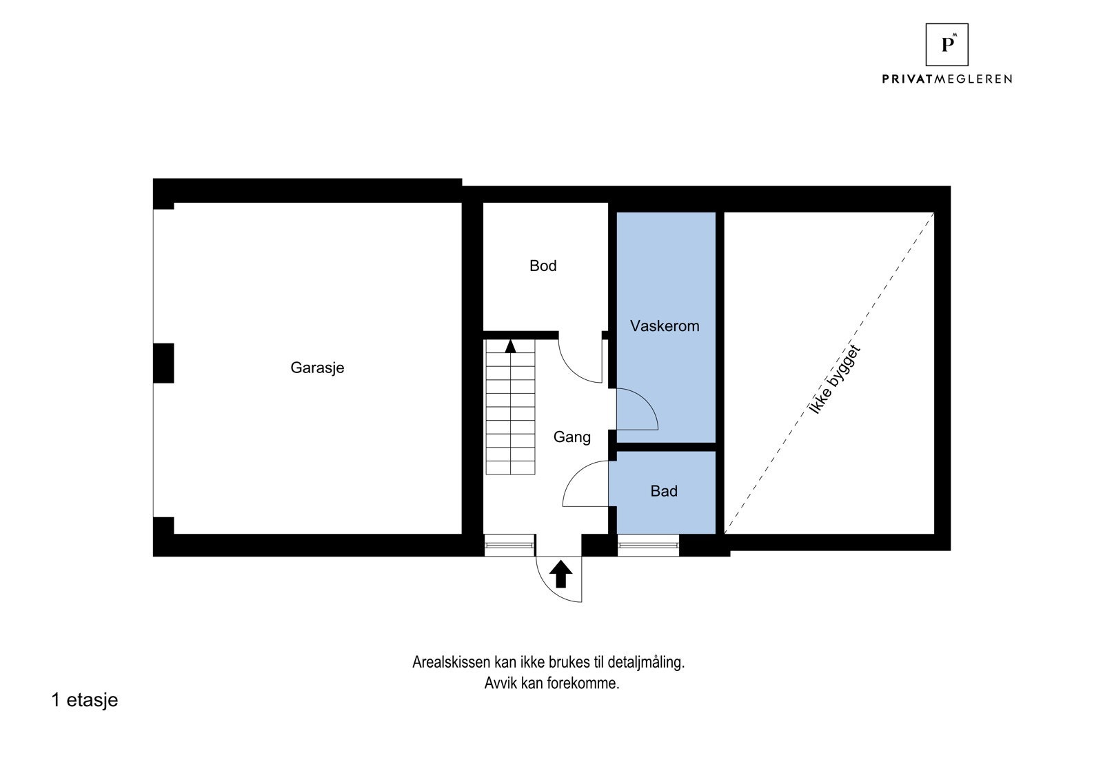 Plantegning 1. etasje Galleribilde