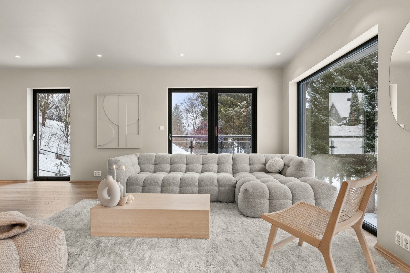 Downlights og gulvvarme i alle rom Galleribilde