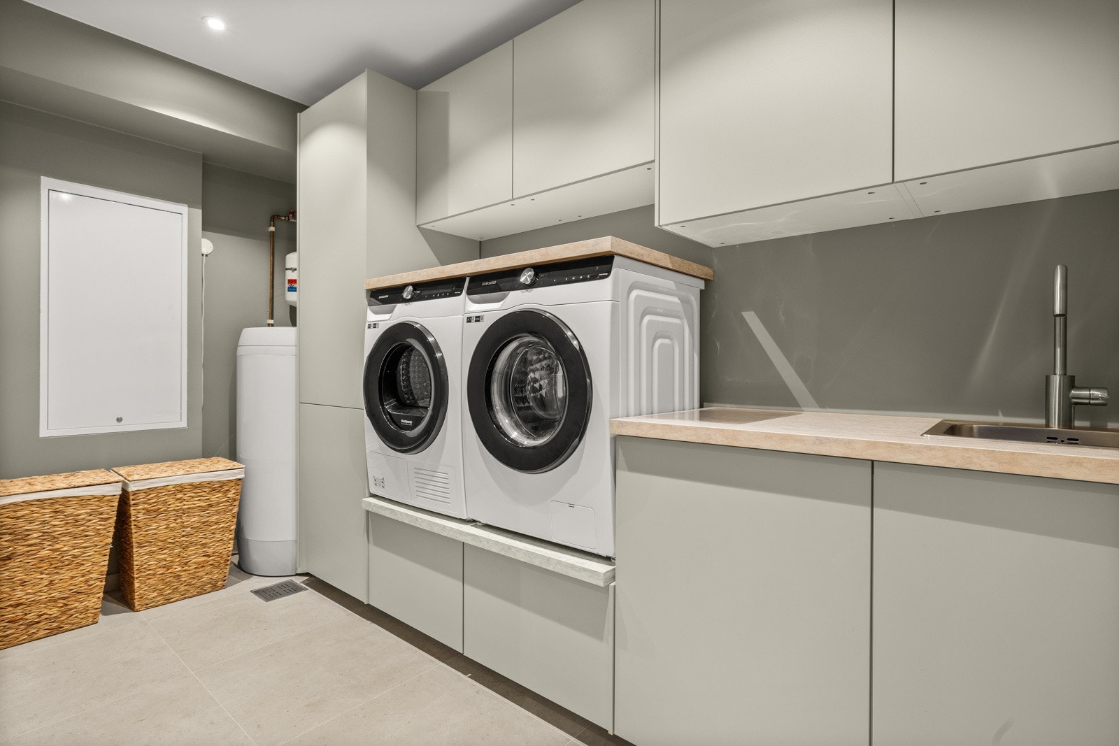 Eget vaskerom, med smakfull innredning. Galleribilde