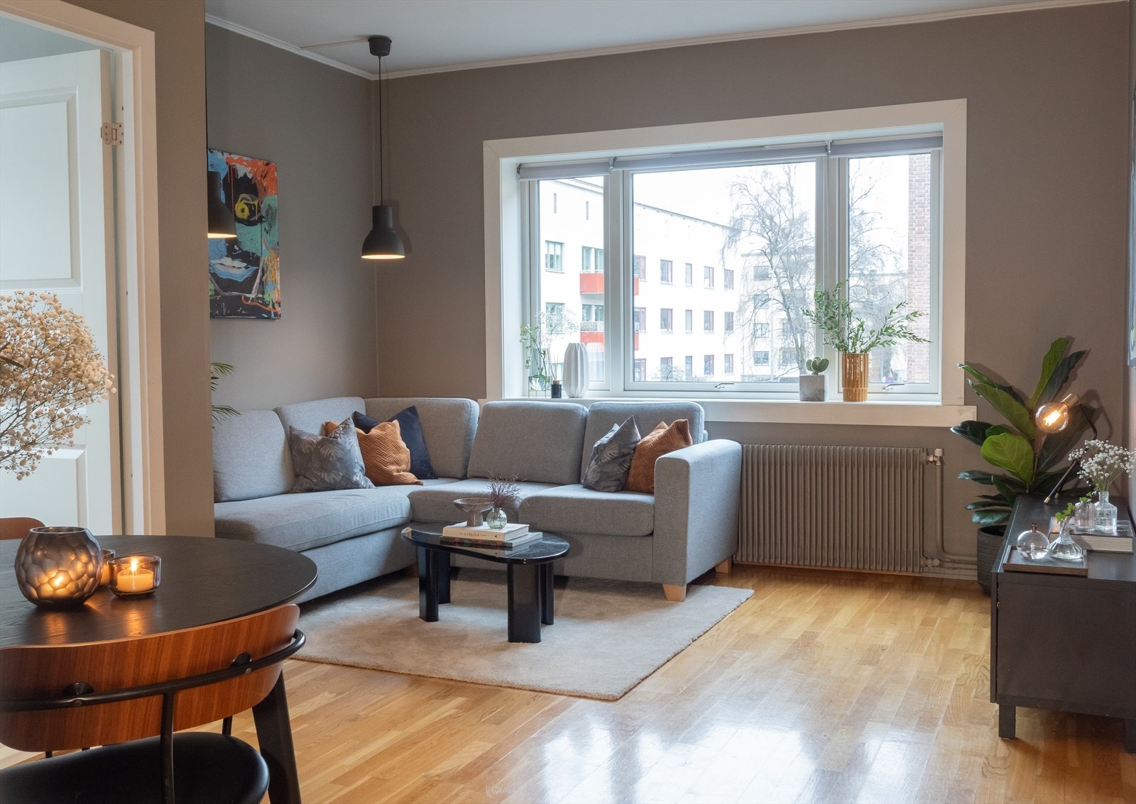 Lys og meget attraktiv 3-roms ende-/hjørneleilighet med etterspurt beliggenhet på Sagene Galleribilde