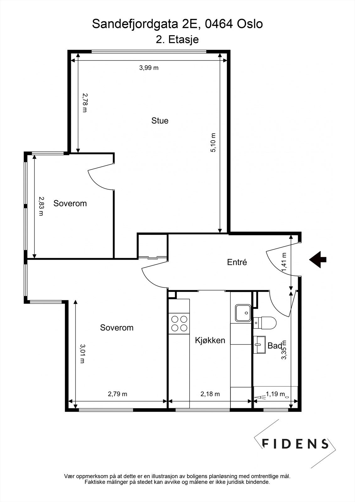 Plantegning Galleribilde