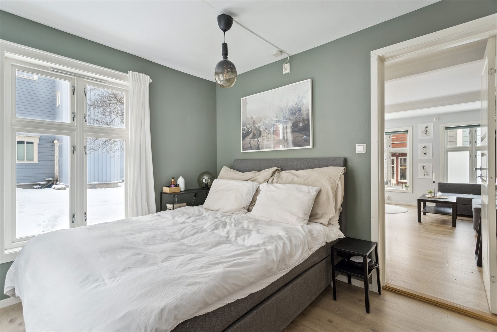 Soverommet måler hele 10 m². Galleribilde