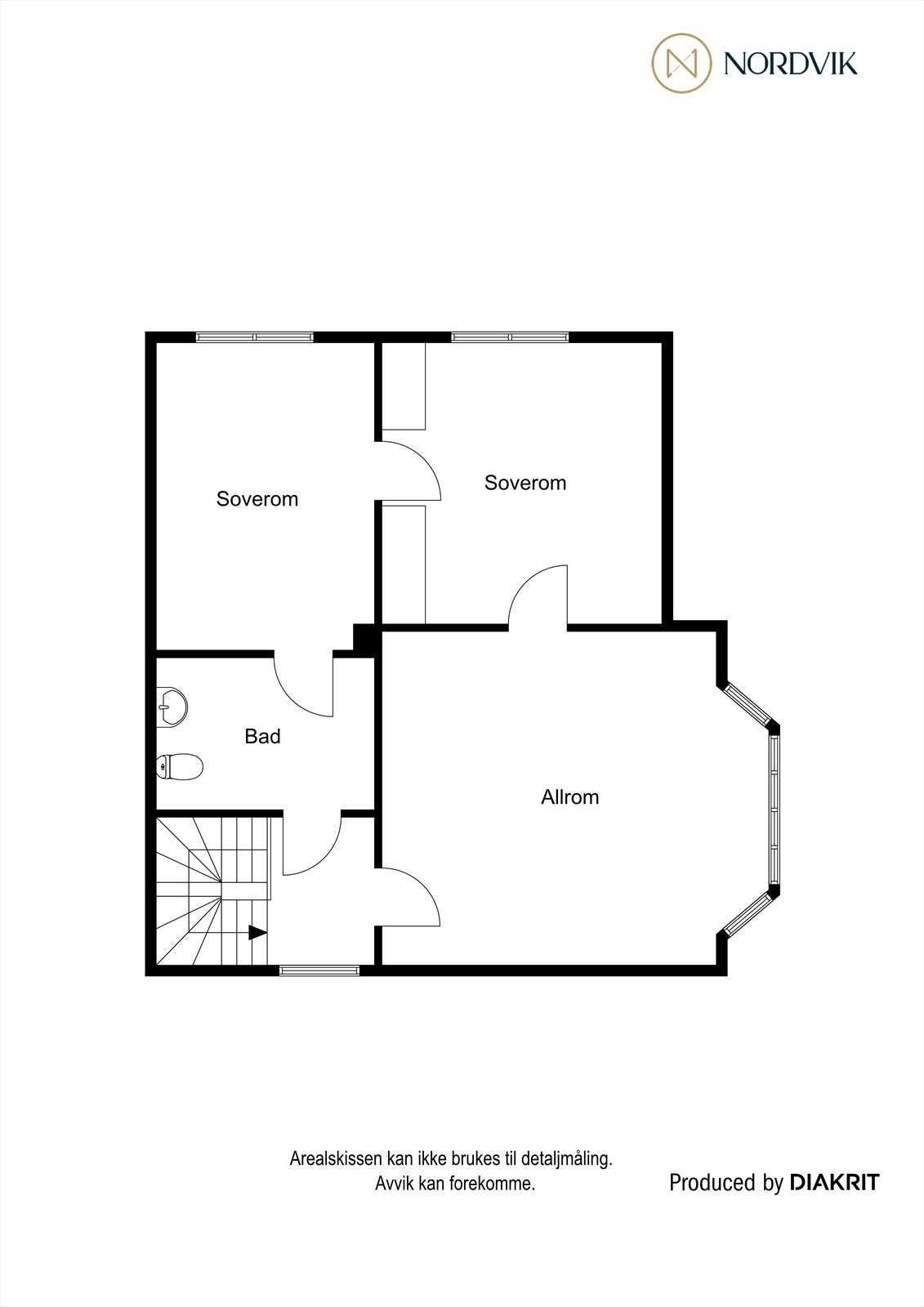 Plantegning - 2 etg Galleribilde