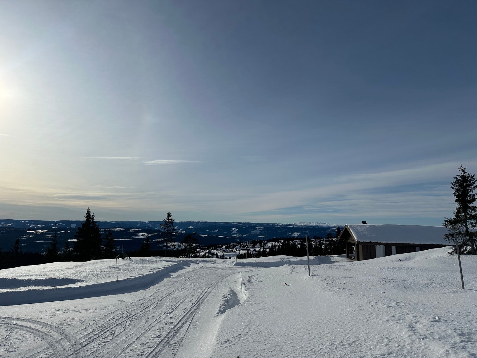 Utsikt fra tomt 55 mot Synnfjell Galleribilde