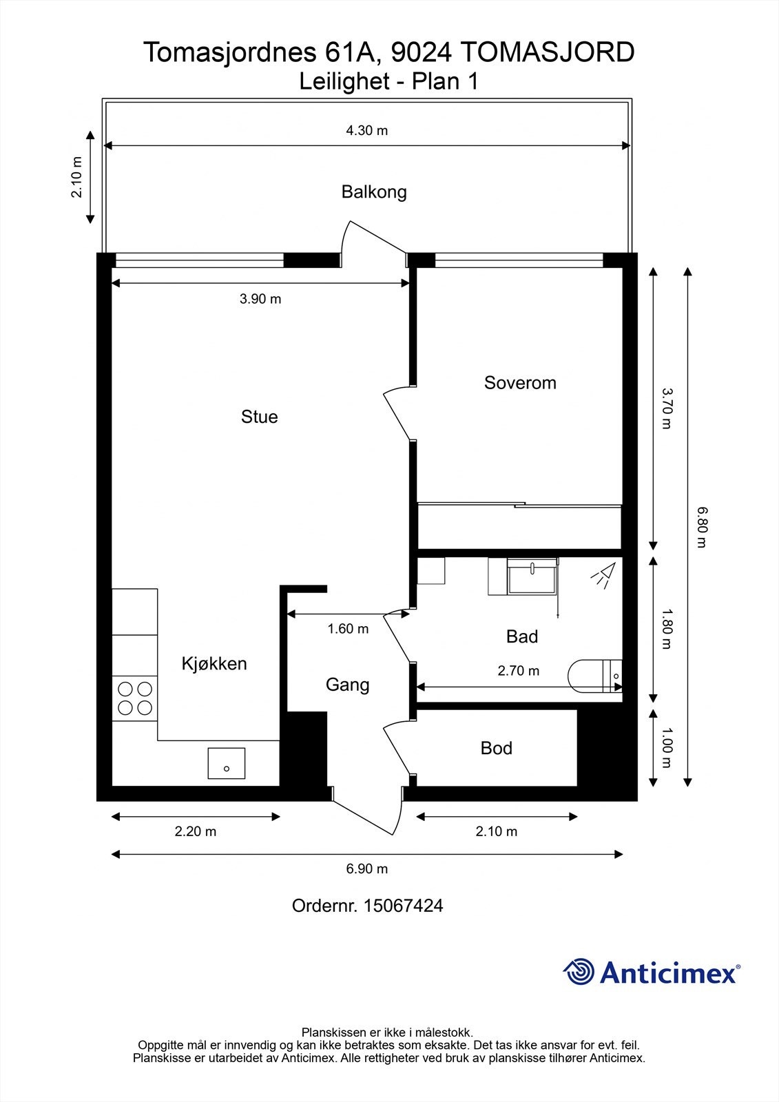 Plantegning Galleribilde