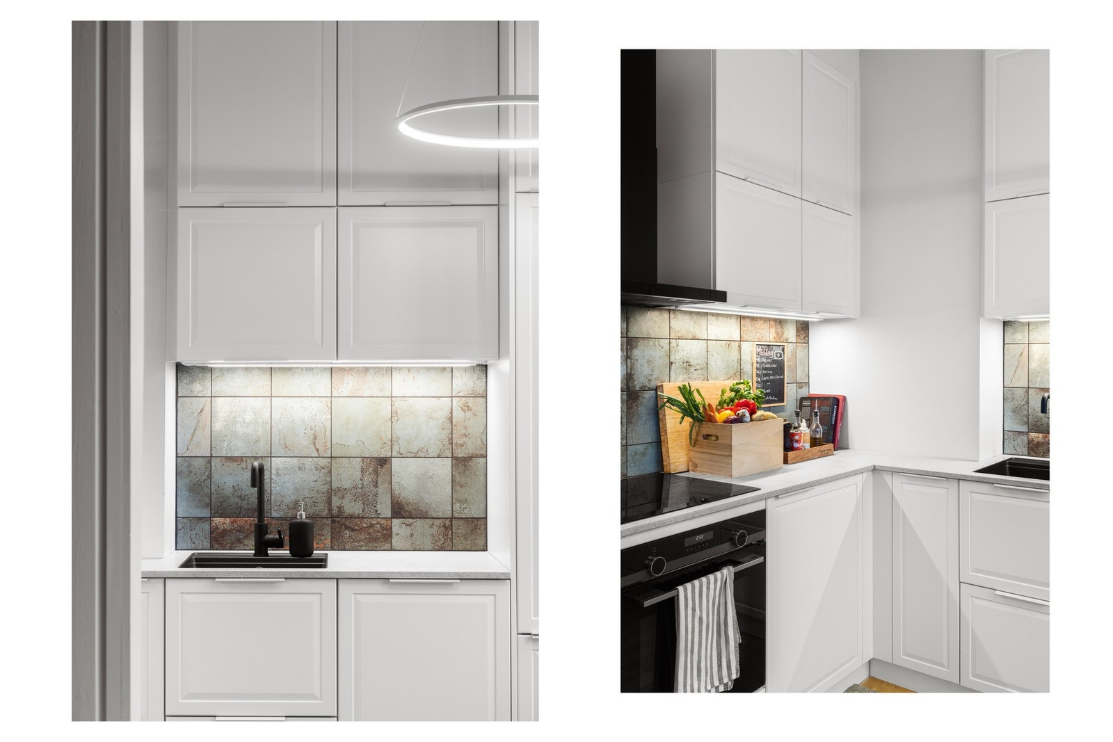 Med god skap- og benkeplass er kjøkkenet både praktisk og moderne. Galleribilde