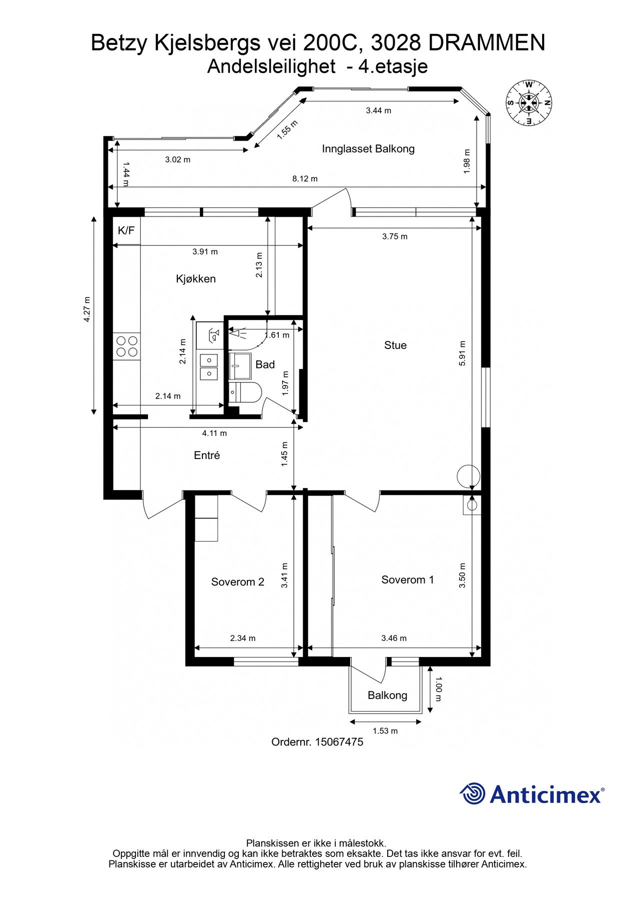 Plantegning Galleribilde
