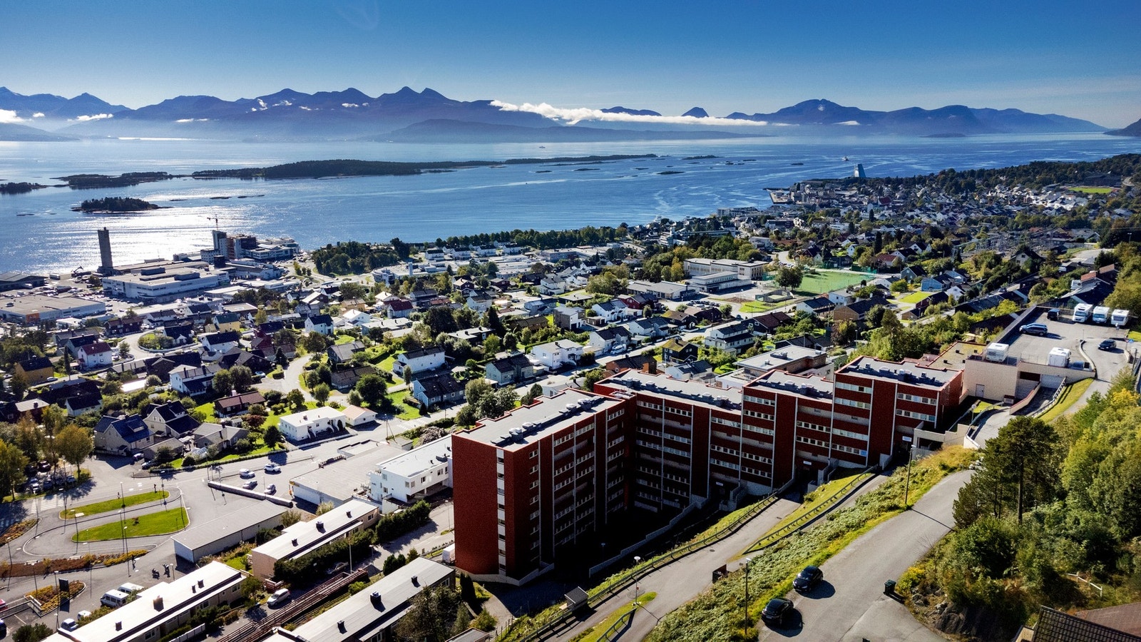 Dronebilde Galleribilde