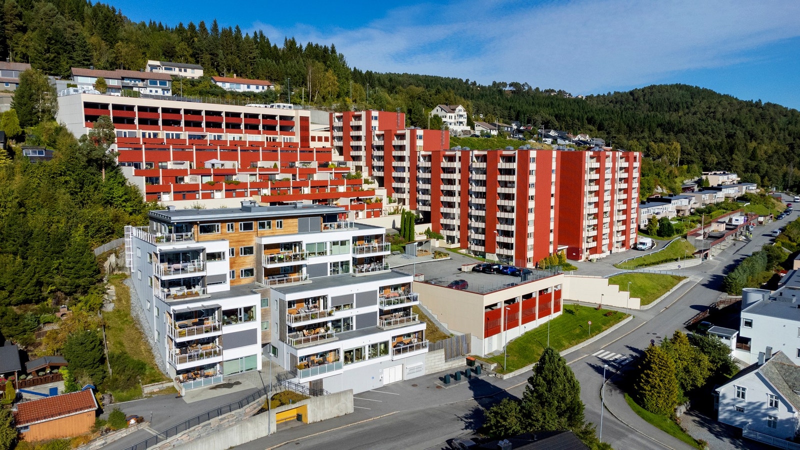 Dronebilde Galleribilde