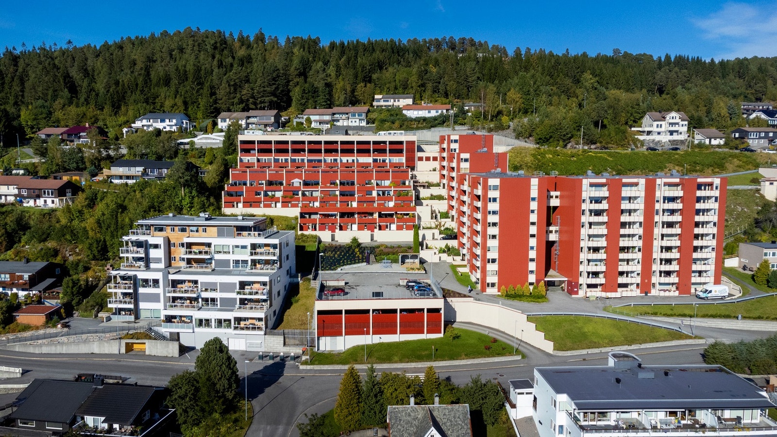 Dronebilde Galleribilde