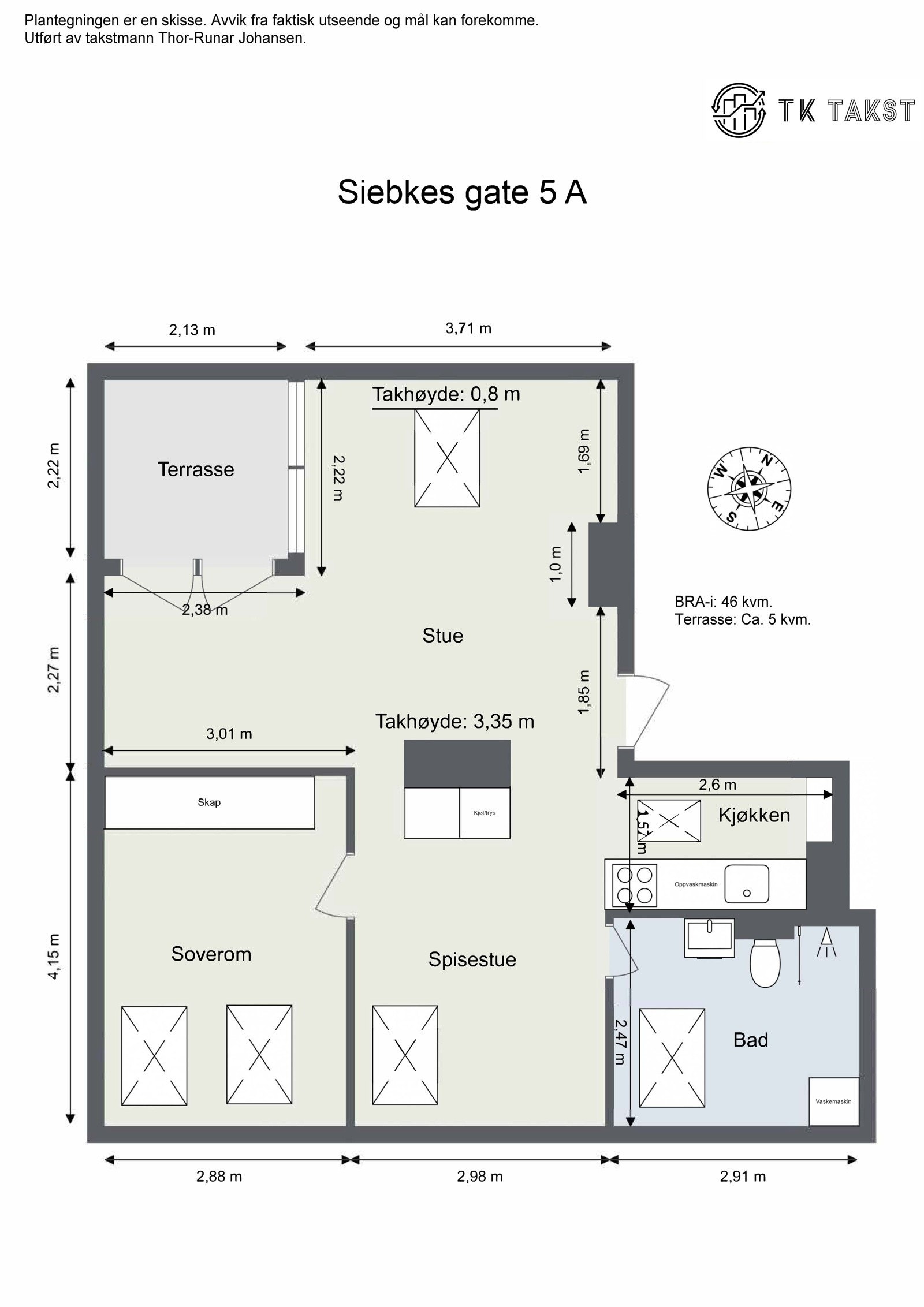 Plantegning Galleribilde
