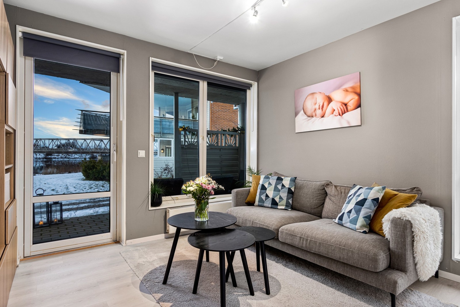 Stue som er vestvendt. Galleribilde